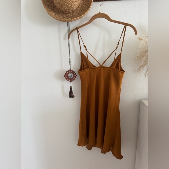 Intimately Free People Rust Slip Dress - Picture 2 of 5